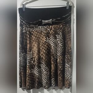 Chic Leopard Print Maxi Skirt